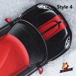 Hood Stripes Car Stickers Decals Accessories for MINI Cooper S Countryman Clubman Paceman R56 R60 R61 F54 F55 F56